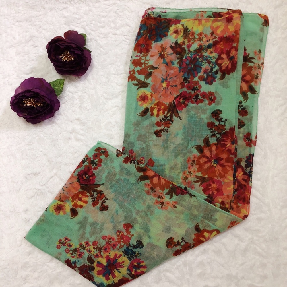 Floral Infinity Scarf